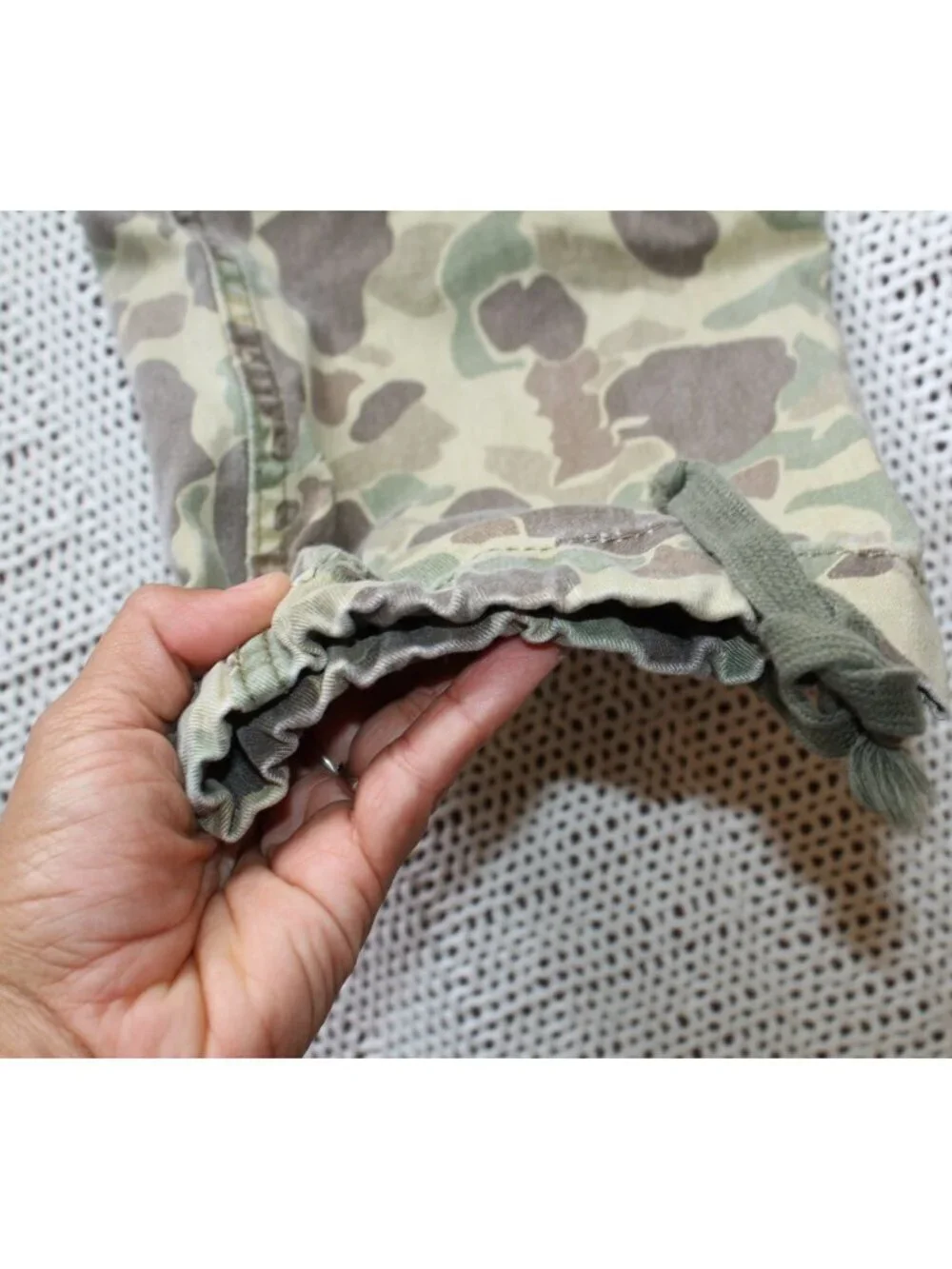 MNML Cargo Men's Pants Size W28/L29 Green Utility Camouflage Army Navy cotton